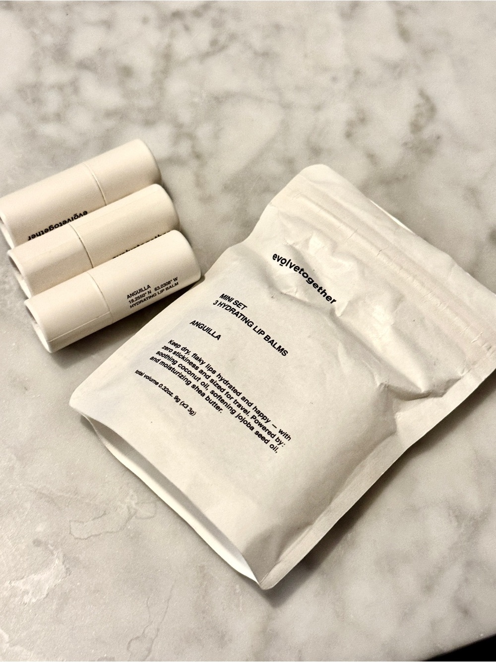 Evolve Together Hydrating Lip Balm (3 piece set) - Anguilla
